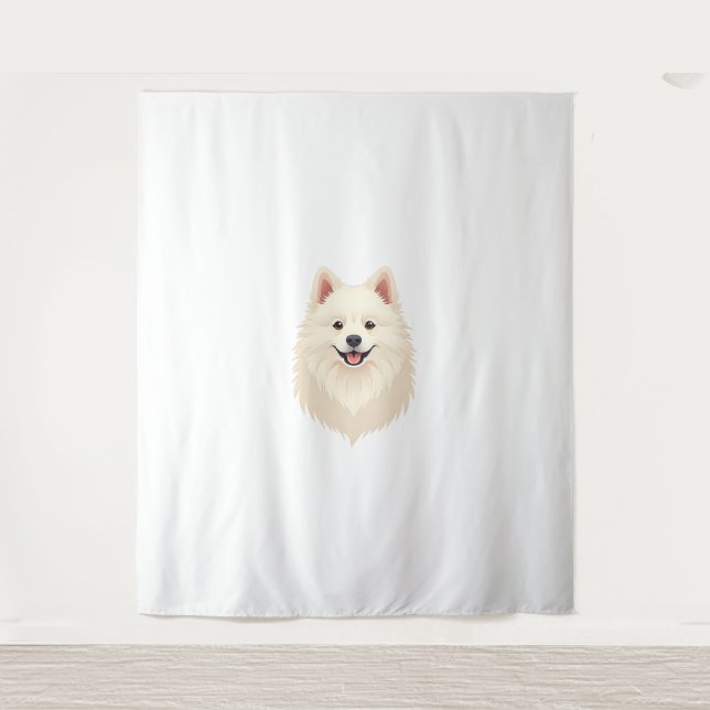 Tapiz Perro esquimal americano (Anverso)