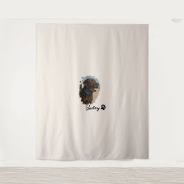 Tapiz Perro Labrador de chocolate lindo - Bailey | Regal