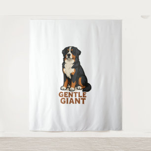 Tapiz Perro Montañés Bernés Gigante Amable.