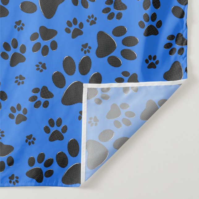 Tapiz Perro Paws Black & White Polka Dot (Punto de polka (Detalle)