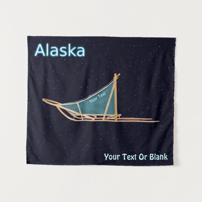 Tapiz Perro Sled - Alaska (Anverso (horizontal))