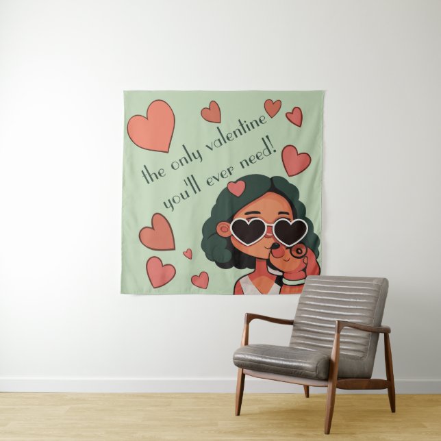 Tapiz Perro Valentine (In situ)