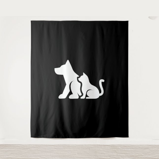 Tapiz Perro y gato (Anverso)