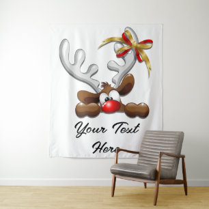 Tapiz Personaje de Navidades divertidos y desconcertados