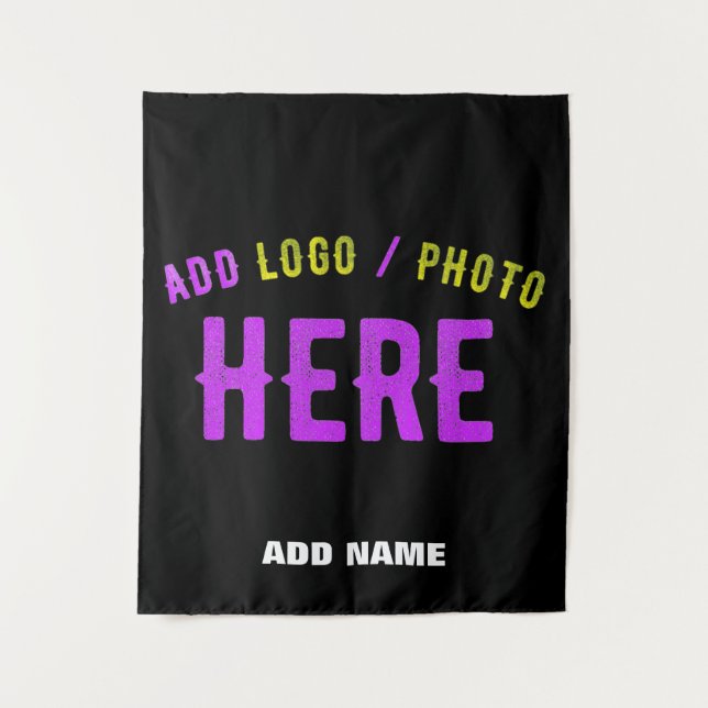 TAPIZ PERSONALIZABLE MODERNO ESTILO NEGRO VERIFICADO MAR (Anverso)