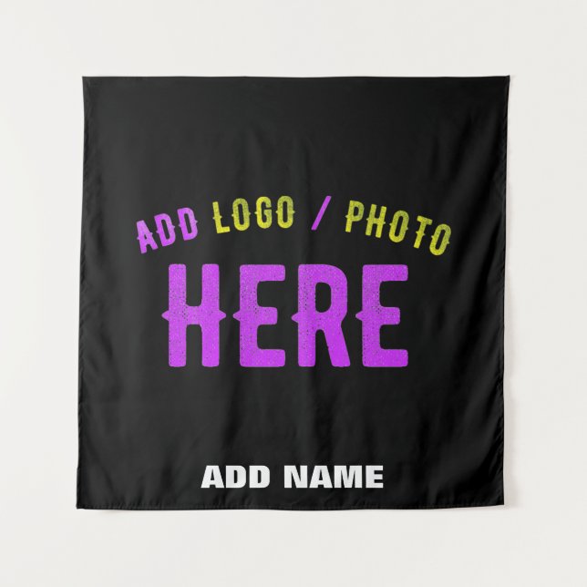 TAPIZ PERSONALIZABLE MODERNO ESTILO NEGRO VERIFICADO MAR (Anverso)