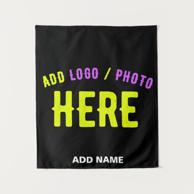 TAPIZ PERSONALIZABLE MODERNO ESTILO NEGRO VERIFICADO MAR (Anverso)