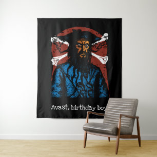 TAPIZ PERSONALIZABLE PIRATE BLACKBEARD