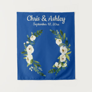 Tapiz Personalizado Azul Rústico Verde Prop Boda fondo