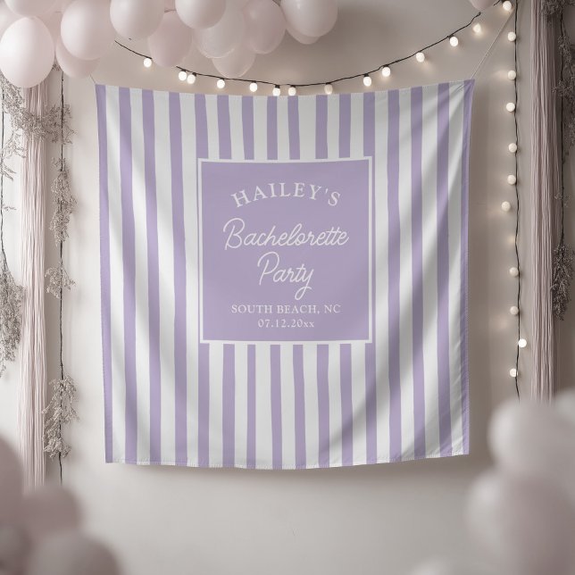 Tapiz Personalizado Bachelorette Beach & Fun (Subido por el creador)