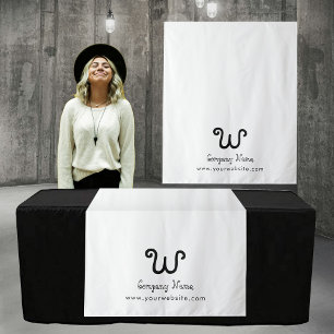 Tapiz Personalizado Business Table Runner Banner White C
