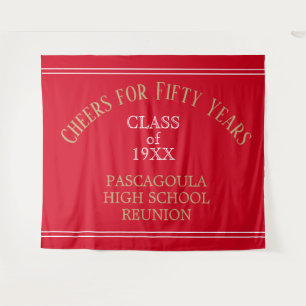 Tapiz Personalizado clase 50 AÑOS de retiro de la reunió