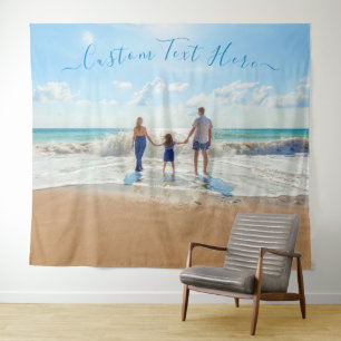 Tapiz Personalizado con Foto y Texto Personalizado