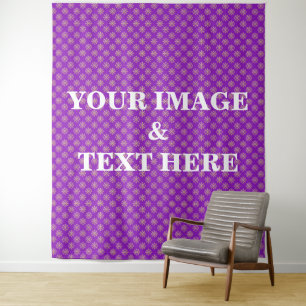 Tapiz personalizado con tu propia foto y texto