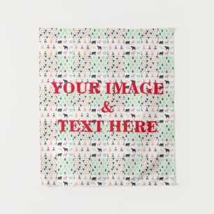 Tapiz Personalizado con tu Propia Foto y Texto