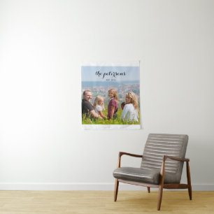 Tapiz Personalizado Cute Beautiful Smitiful Family Photo