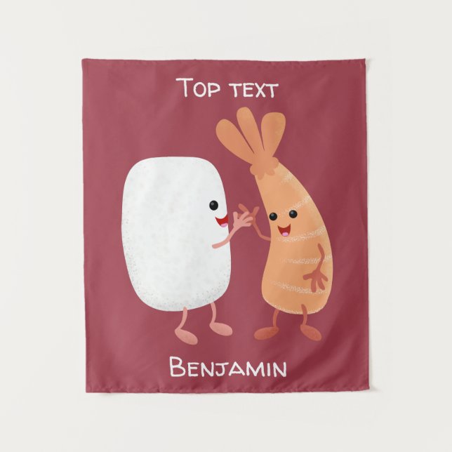 Tapiz Personalizado de amigos de la pradera de arroz dul (Anverso)