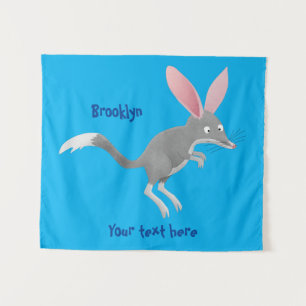 Tapiz Personalizado de bilby australiano feliz