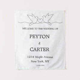 Tapiz Personalizado de Boda