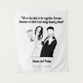 Tapiz Personalizado de Boda