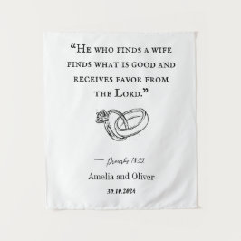 Tapiz Personalizado de Boda