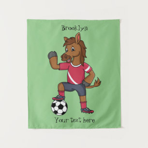 Tapiz Personalizado de fútbol divertido y divertido