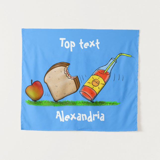 Tapiz Personalizado de hormigas divertidas (Anverso (horizontal))