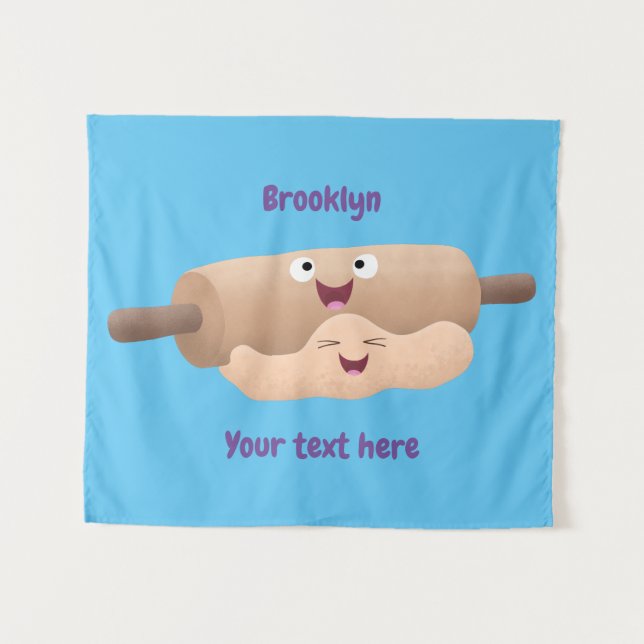 Tapiz Personalizado de horneado de rodillos y pasta de m (Anverso (horizontal))