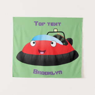 Tapiz Personalizado de jornalero alegre rojo