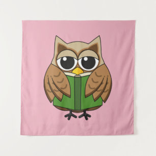 Tapiz Personalizado de libros de lectura de Lechuza de B