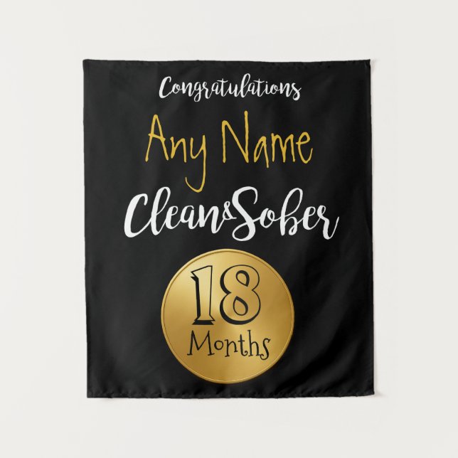 Tapiz personalizado de regalo de cumpleaños aniver (Anverso)