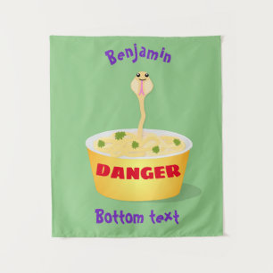 Tapiz Personalizado de serpientes de fideos de pelo hues