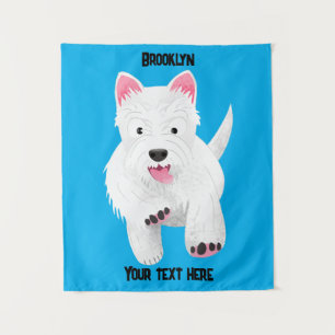 Tapiz Personalizado de tierra de montaña blanca y blanca