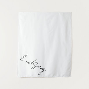 Tapiz Personalizado de una manta con nombre, lanzada per