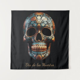 Tapiz personalizado del Día de la Calavera Muerta