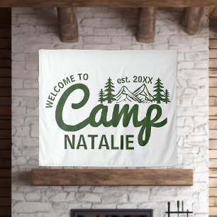 Tapiz Personalizado del partido Bachelorette de Camp Bac