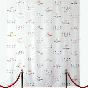 Tapiz Personalizado Dos Años Comerciales con Logotipo y