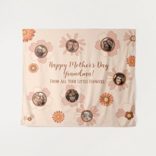 Tapiz Personalizado Floral Rosa Abuela Regalo de foto 7 