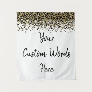 Tapiz Personalizado Leopard Backdrop Personalized Photo 