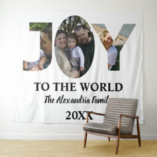 Tapiz Personalizado moderno 3 de alegría de collage de f