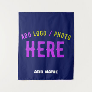 TAPIZ PERSONALIZADO MODERNO ELEGANTE NAVY AZUL VERIFICAD
