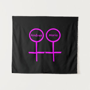 Tapiz Personalizado para Amantes Lesbianas