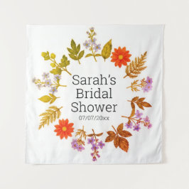 Tapiz personalizado para ducha de boda