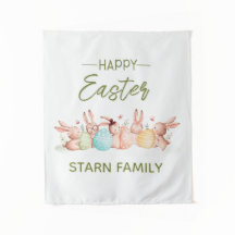 Tapiz personalizado para fiesta de Pascua