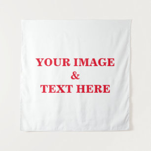 Tapiz Personalizado personalizado Su propia foto y texto