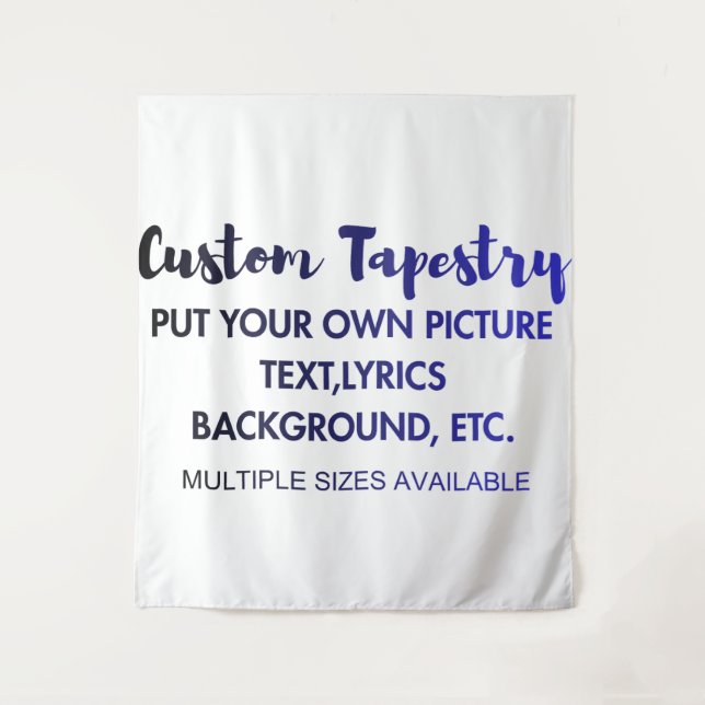 Tapiz personalizado Tapicería personalizable (Anverso)