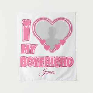 Tapiz Personalizado Te Amo Mi Novio – Agregar Foto y Nom