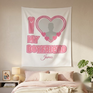 Tapiz Personalizado Te Amo Mi Novio – Agregar Foto y Nom