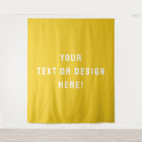 Personalizado XL Mustard Tapestry - Hazlo tuyo hoy