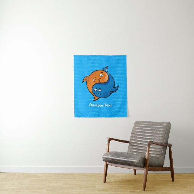Tapiz Personalizado Yin Yang Fish (In situ)